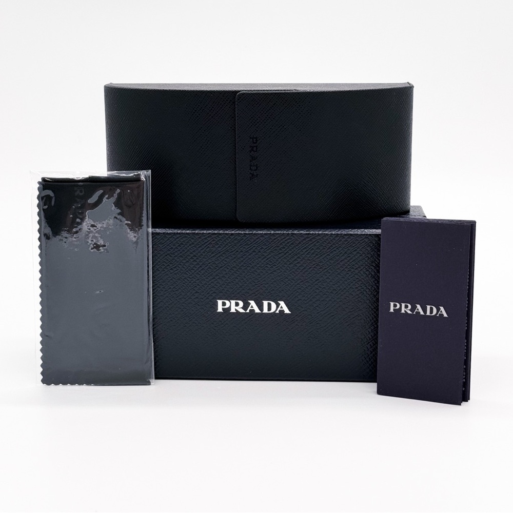 NEW PRADA SPR A52 15N01T SQUARE GOLD PRA52S 15N01T WOMEN PR A52S SUNGLASSES - Picture 12 of 12